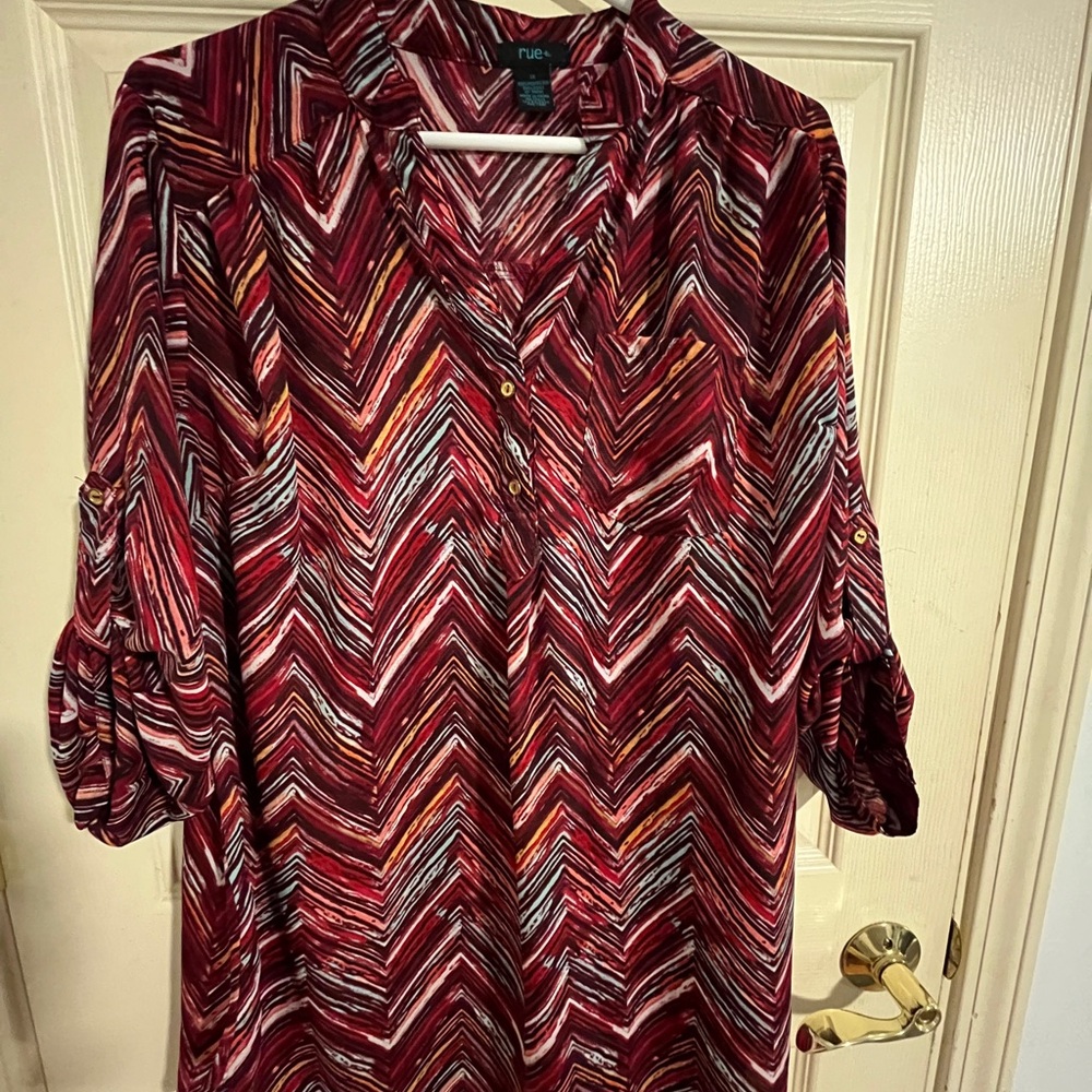 Womens asymmetric blouse